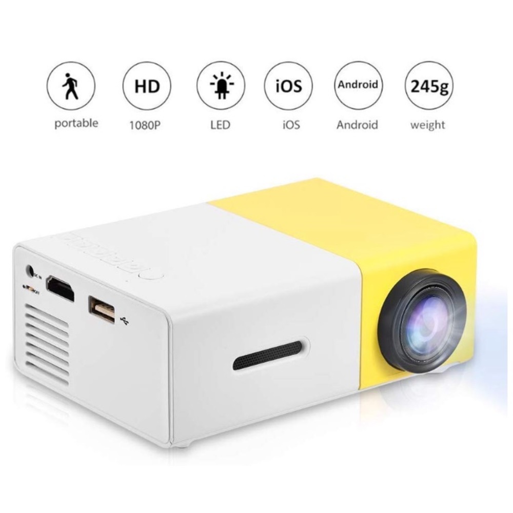 Mini portable projector 1080p